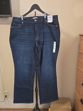 Sonoma Dark Blue Stretch Bootcut Jeans